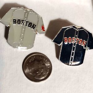 Set Of 2 BOSTON RED SOCKS Lapel Pins